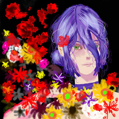 Anime style, here I am using a character, but I can do real people too.
